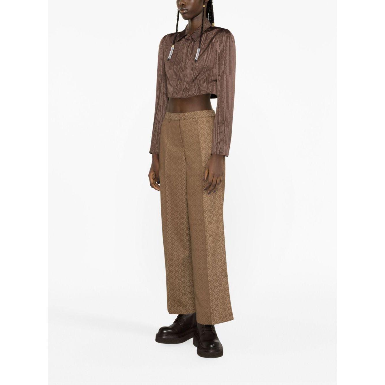 MARINE SERRE Trousers Beige Trousers Marine Serre