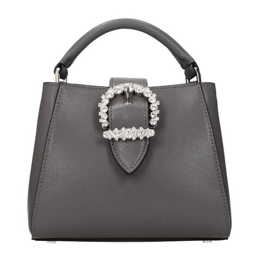 Jimmy Choo Gray Leather Handbag