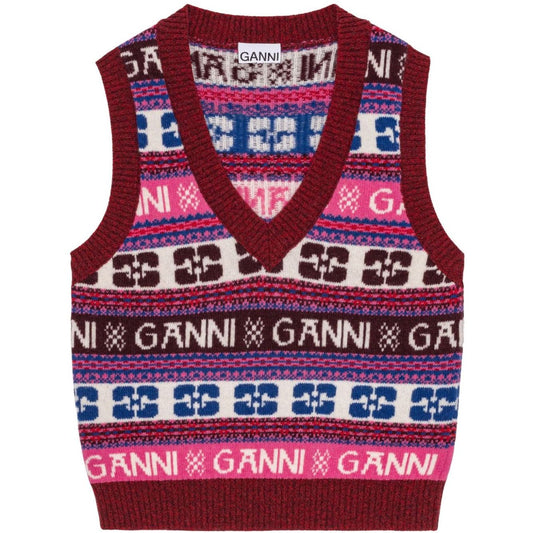 GANNI Sweaters MultiColour Topwear Ganni