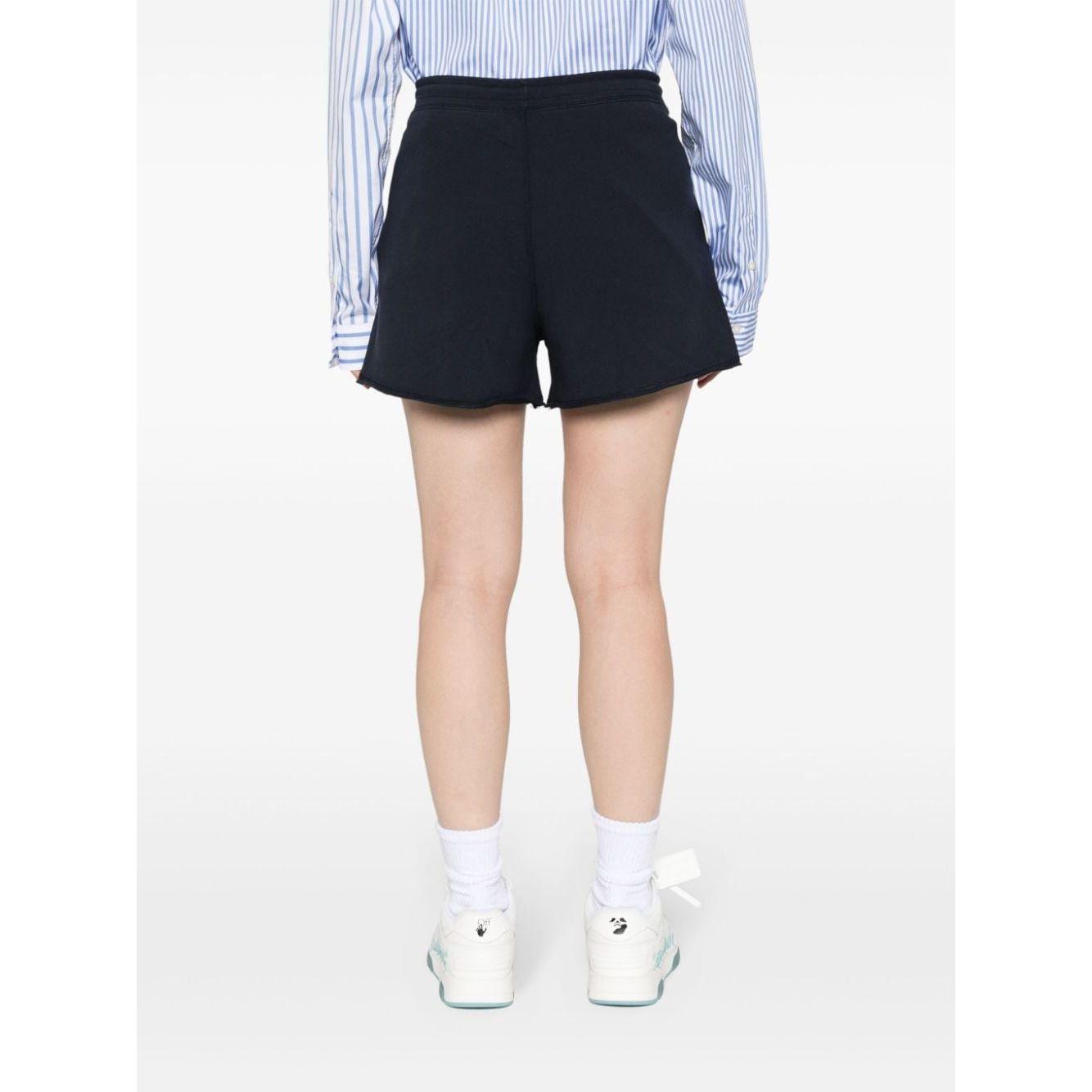 GANNI Shorts Blue Short trousers Ganni