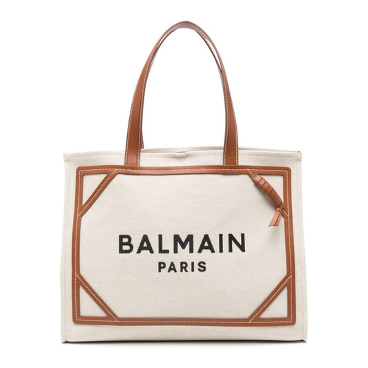 Balmain B-Army Tote Bag Beige Shopper Balmain