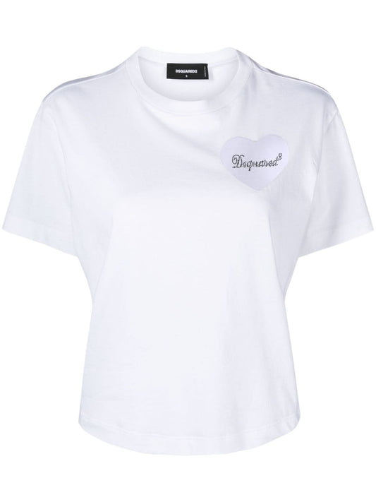 Dsquared2 T-shirts and Polos White Topwear Dsquared2