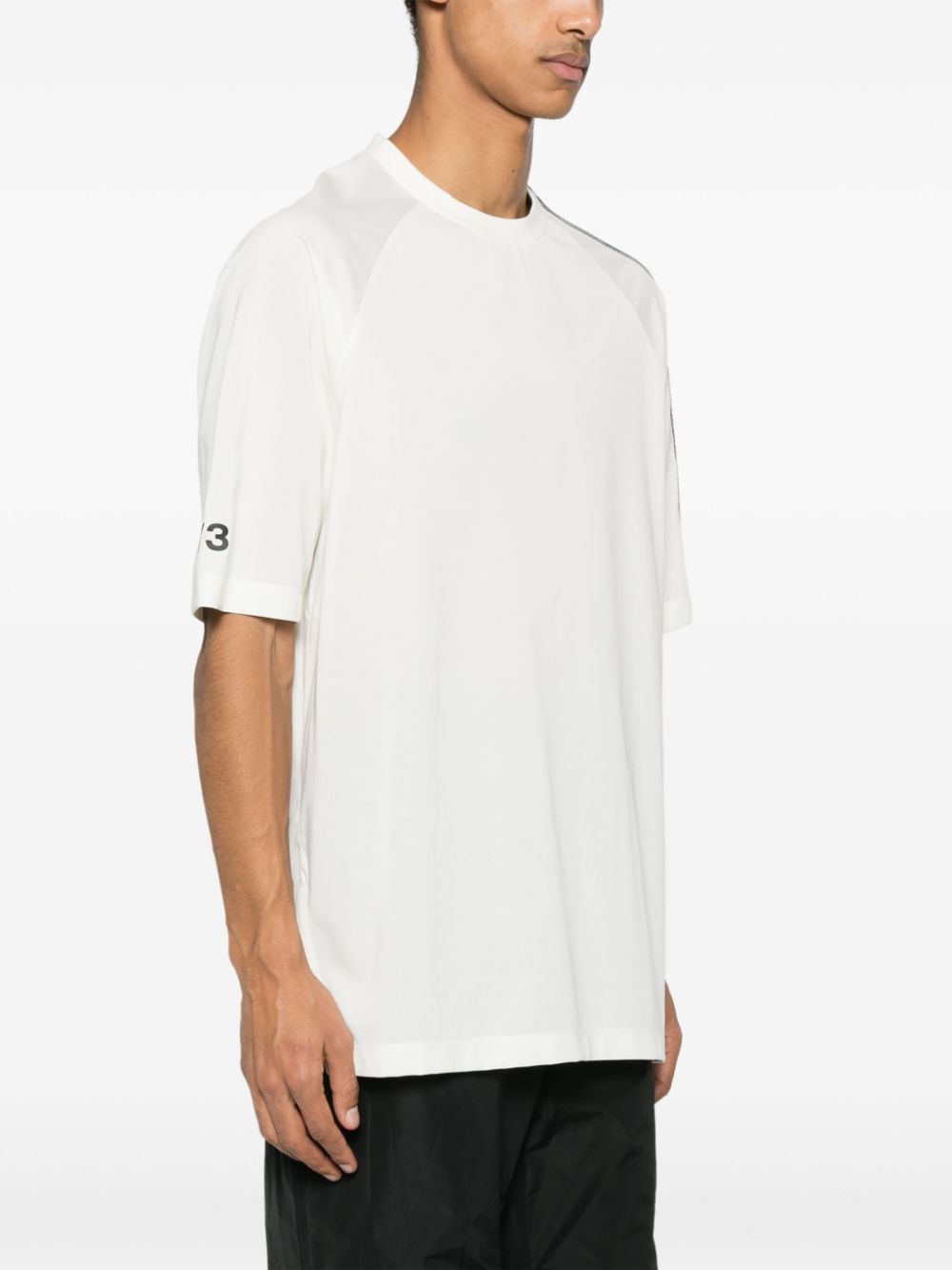 Y-3 T-shirts and Polos White Topwear Y-3