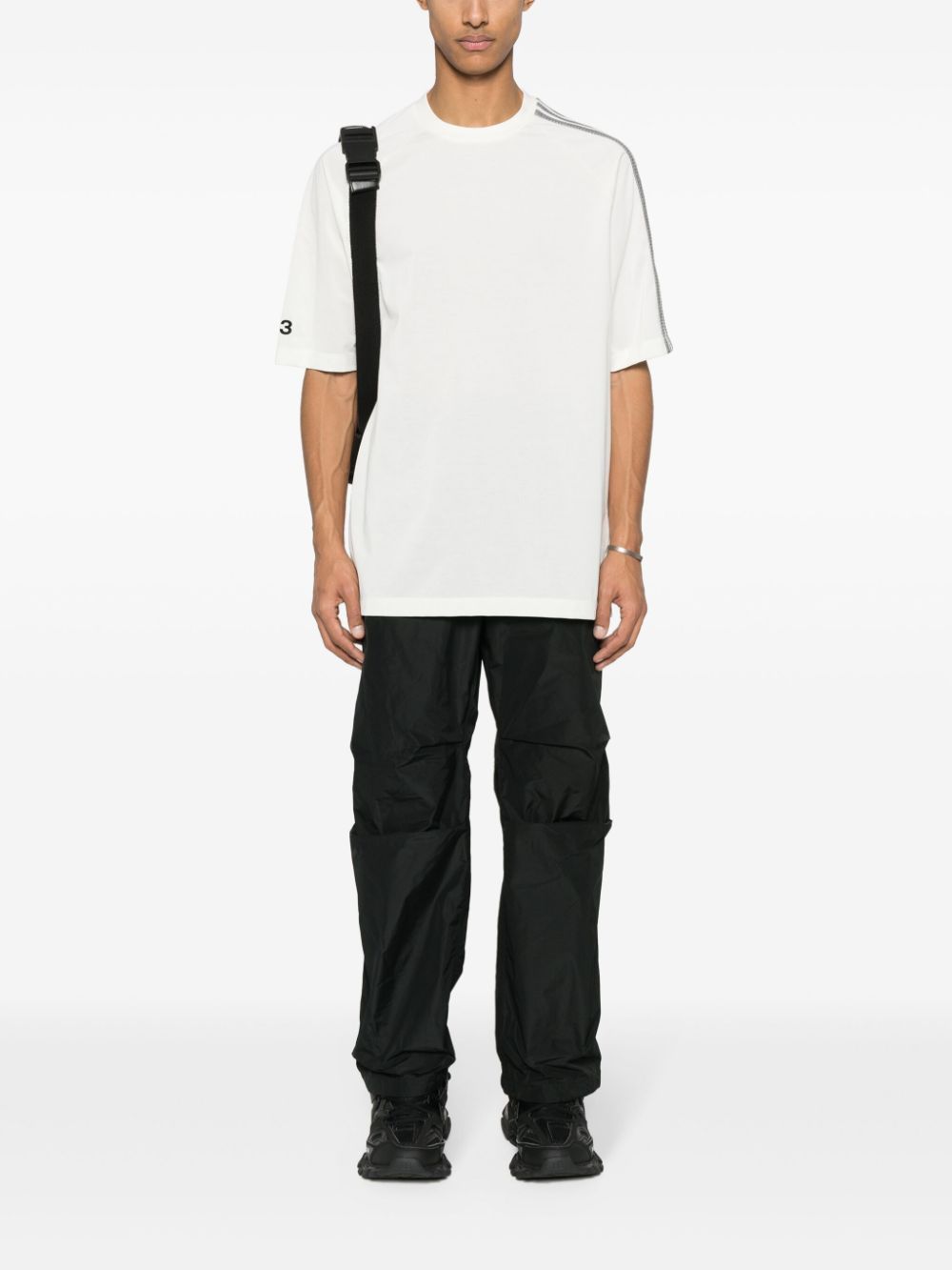 Y-3 T-shirts and Polos White Topwear Y-3