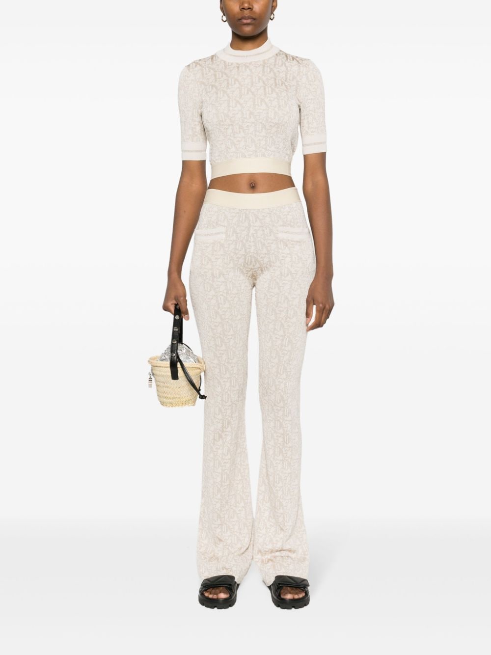 Palm Angels Trousers White Trousers Palm Angels