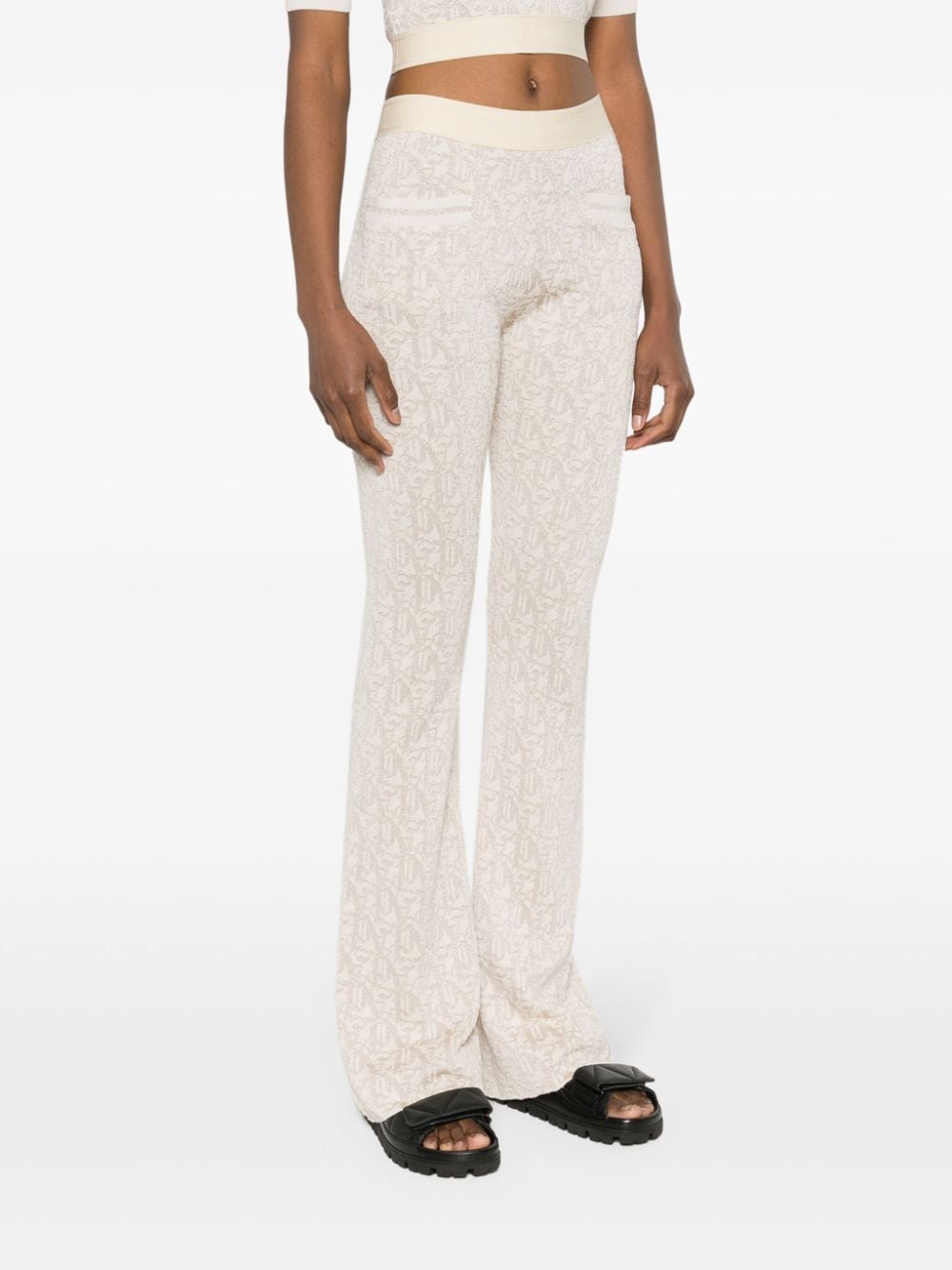 Palm Angels Trousers White Trousers Palm Angels