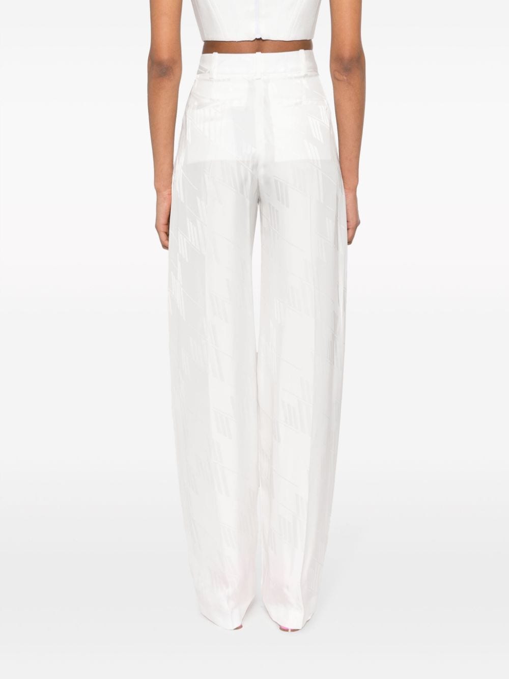 The Attico Trousers White Trousers The Attico