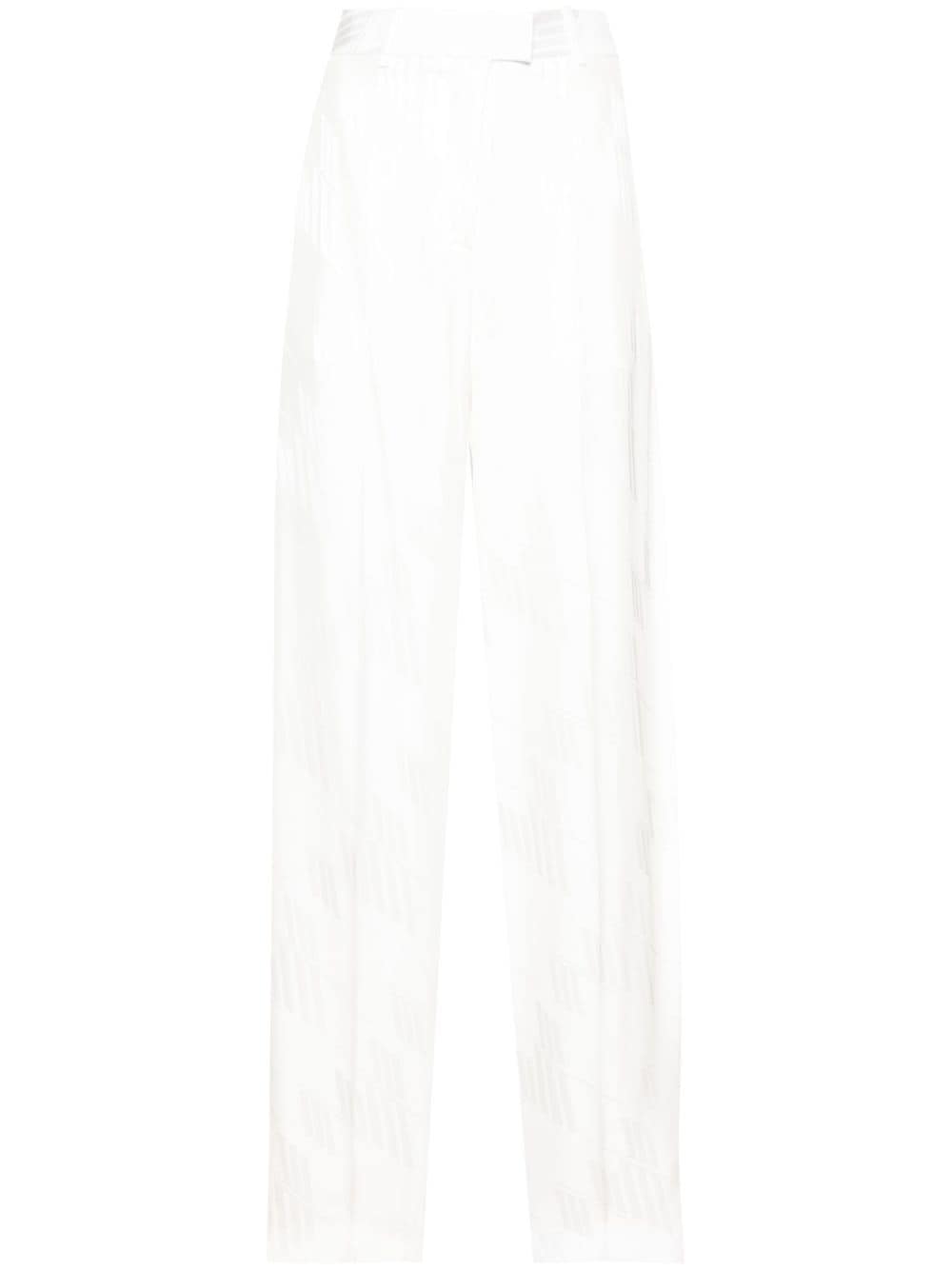 The Attico Trousers White Trousers The Attico