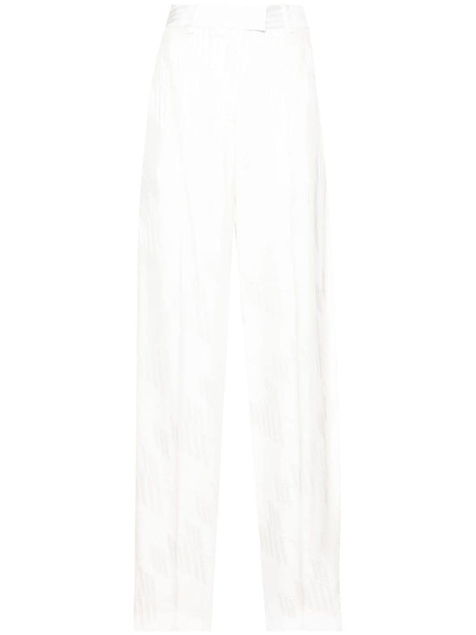 The Attico Trousers White