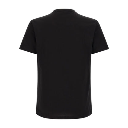 Versace Black Cotton T-Shirt