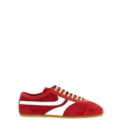 Dries Van Noten Multicolor Calfskin Athletic Sneakers