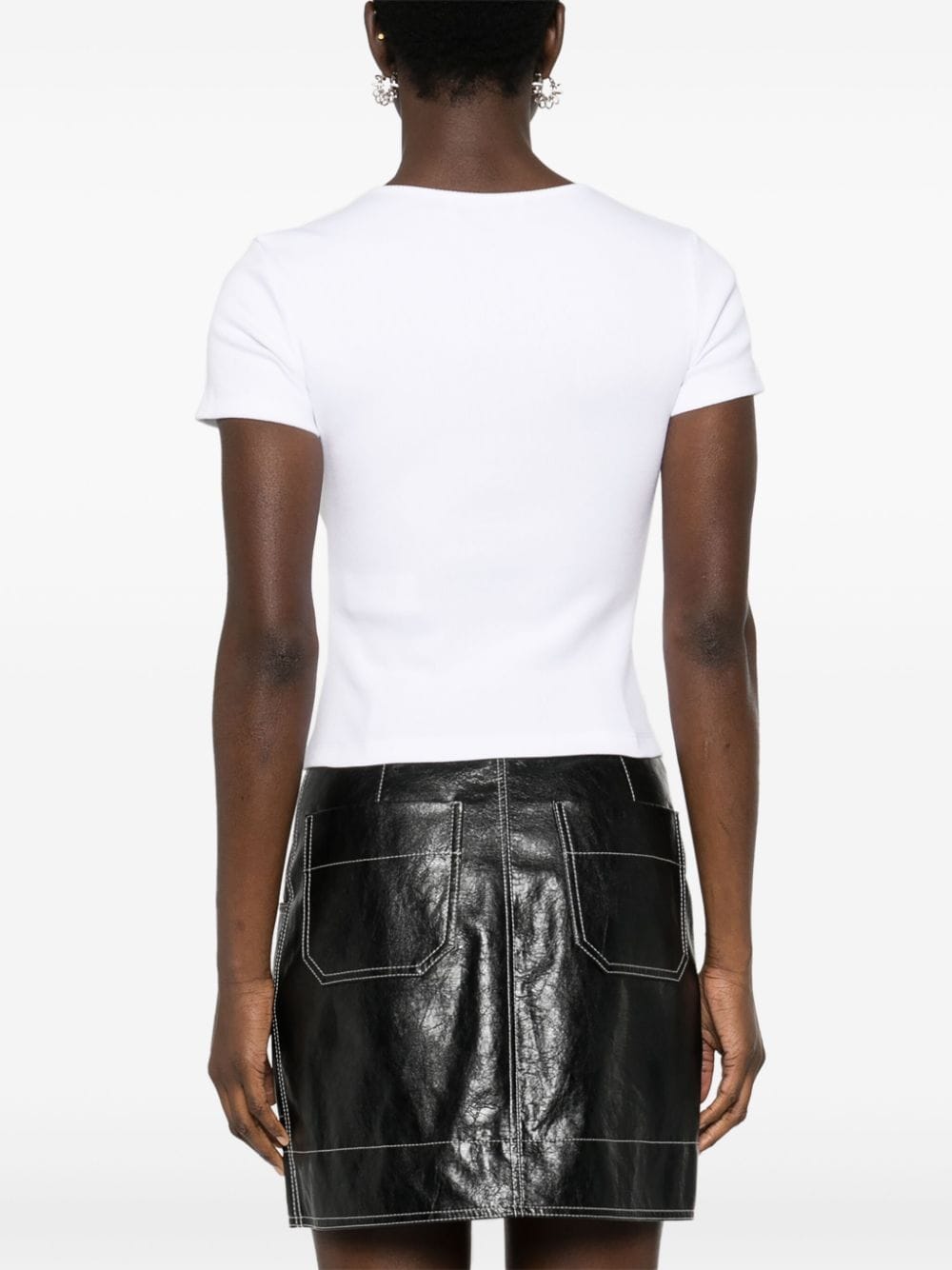 Blumarine T-shirts and Polos White Topwear Blumarine