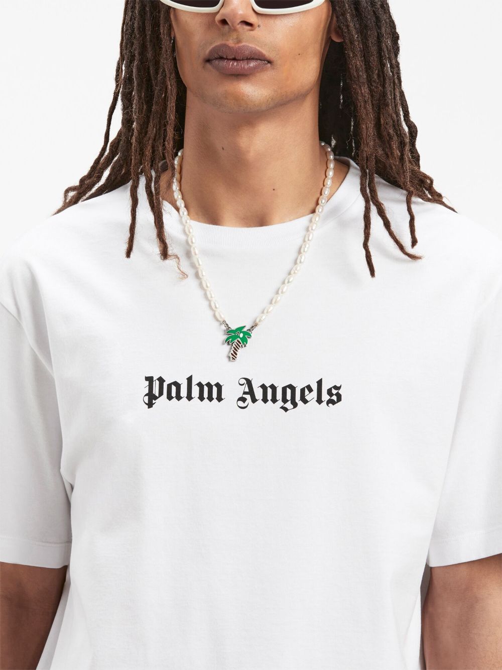 Palm Angels T-shirts and Polos White Topwear Palm Angels