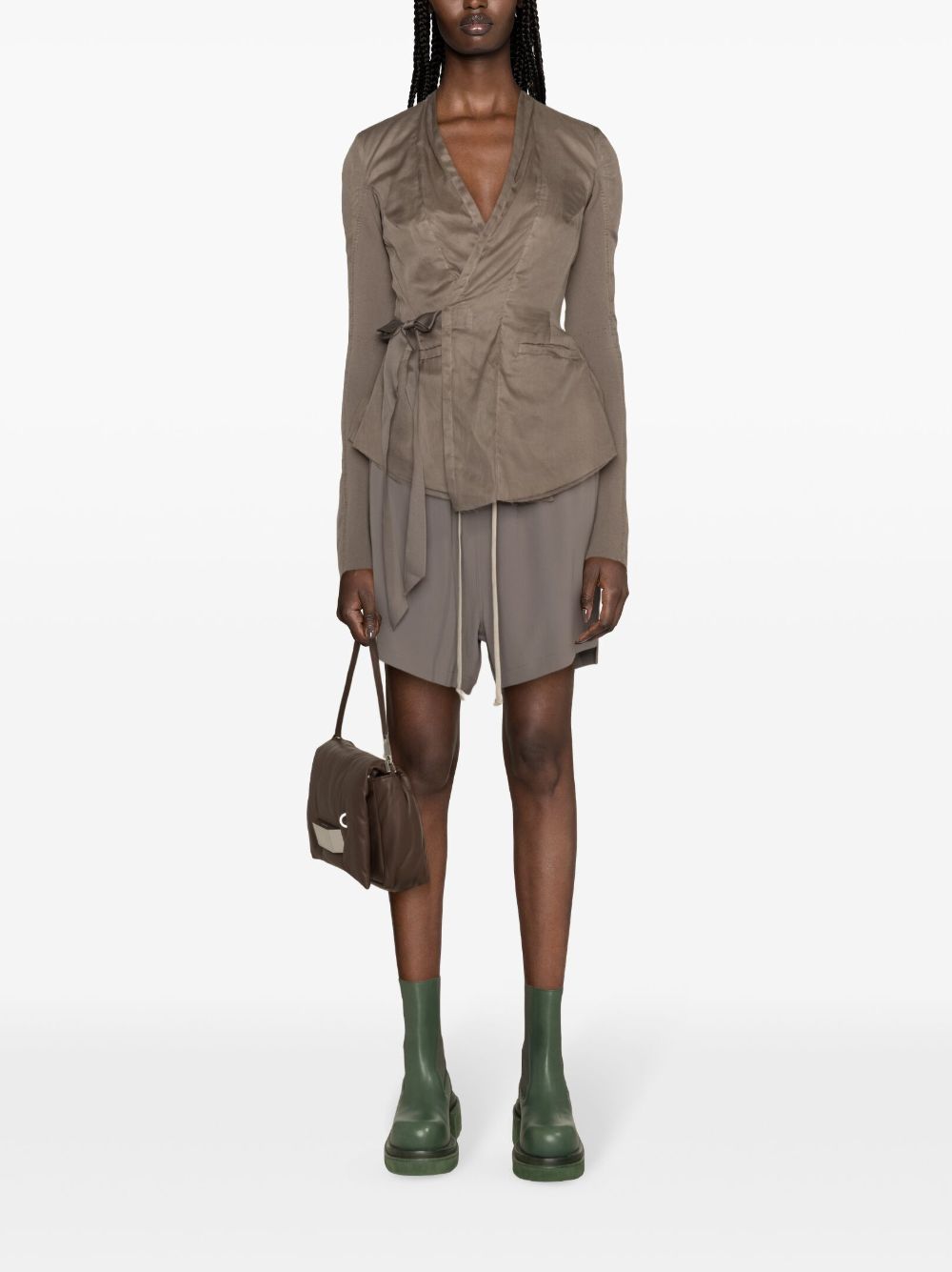 Rick Owens Shorts Dove Grey Short trousers Rick Owens