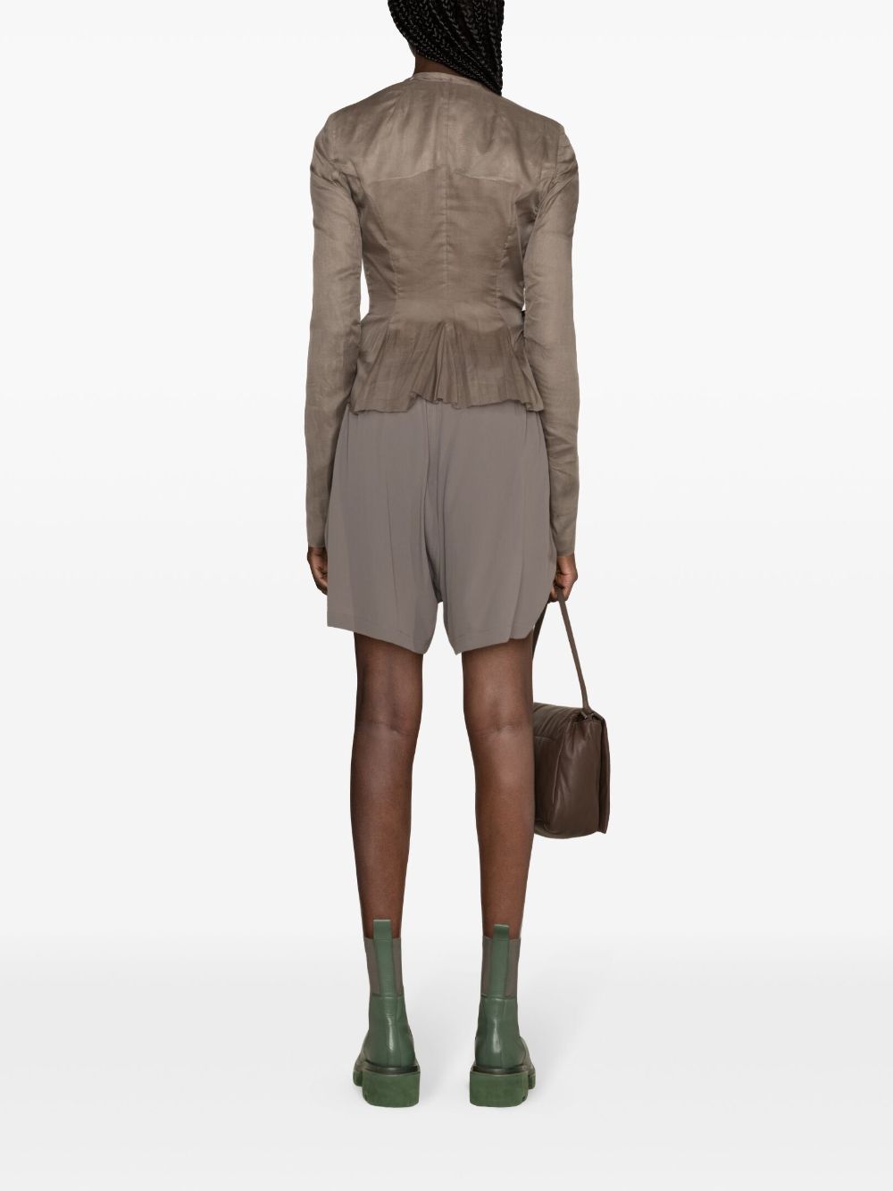 Rick Owens Shorts Dove Grey Short trousers Rick Owens