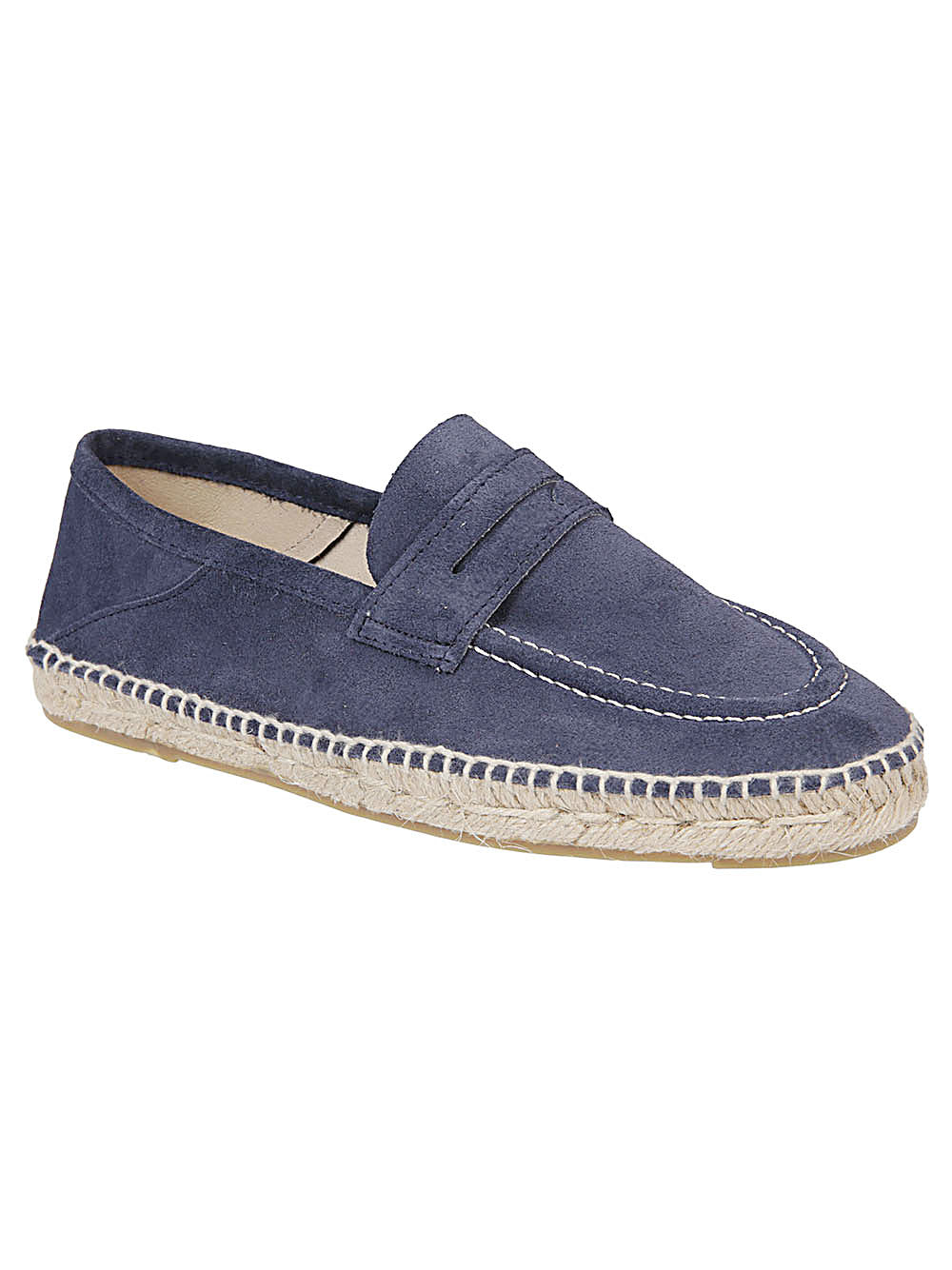 MANEBI Flat shoes Blue Moccasins Manebi