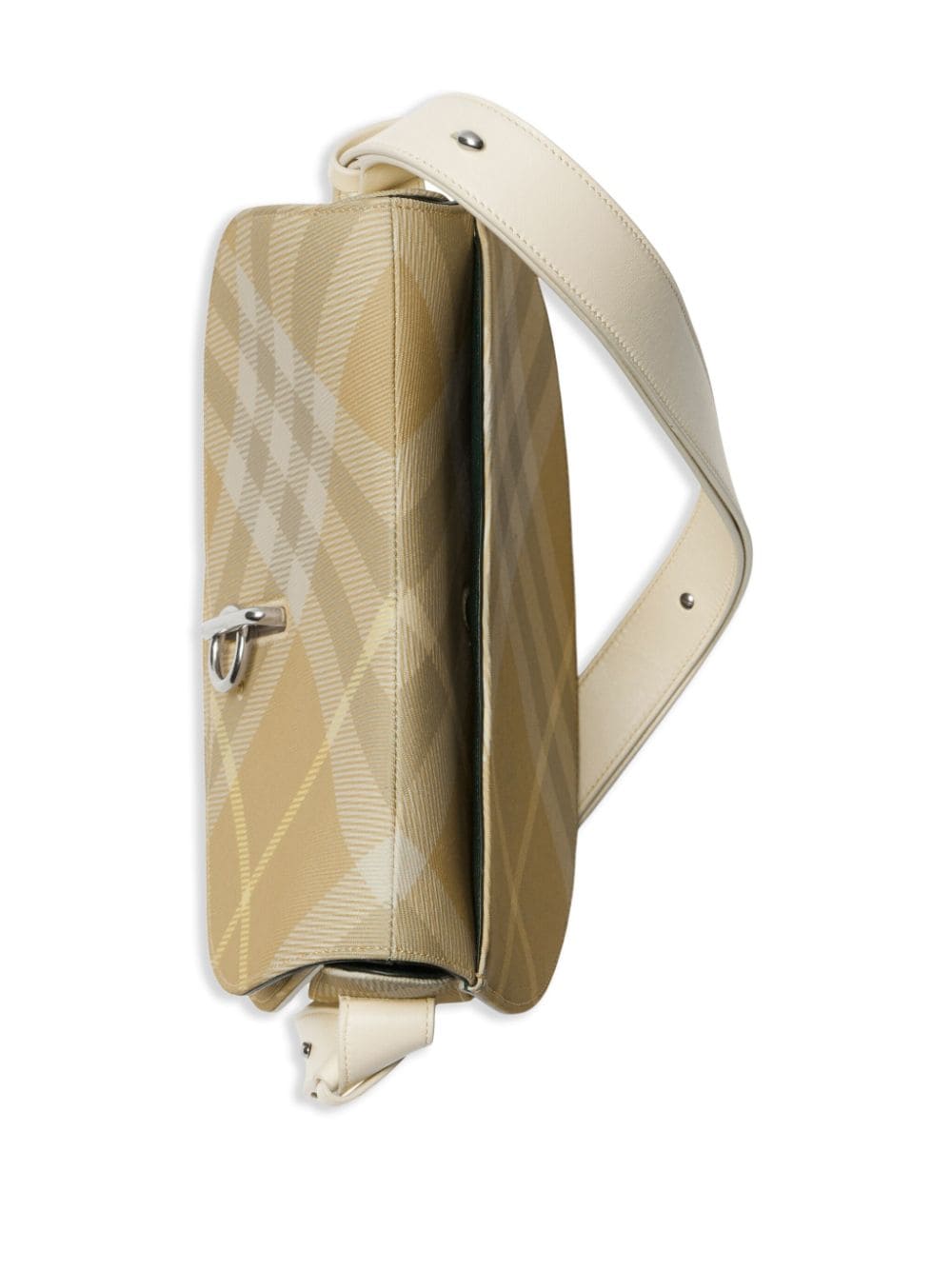 Front view with bag zipped and handles upright.