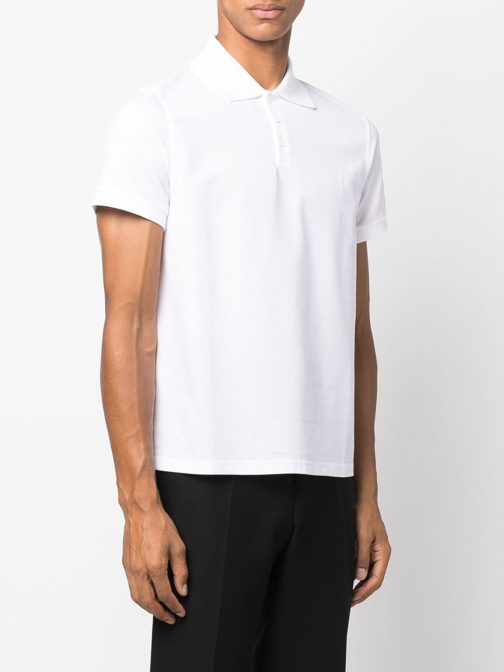 Saint Laurent  T-shirts and Polos White Topwear Saint Laurent