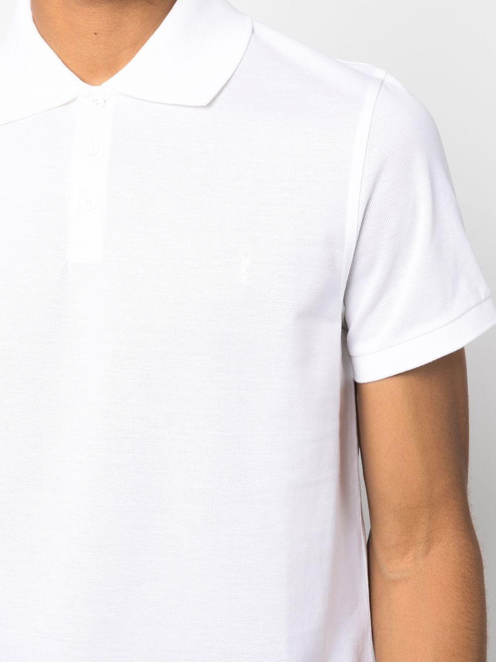 Saint Laurent  T-shirts and Polos White Topwear Saint Laurent