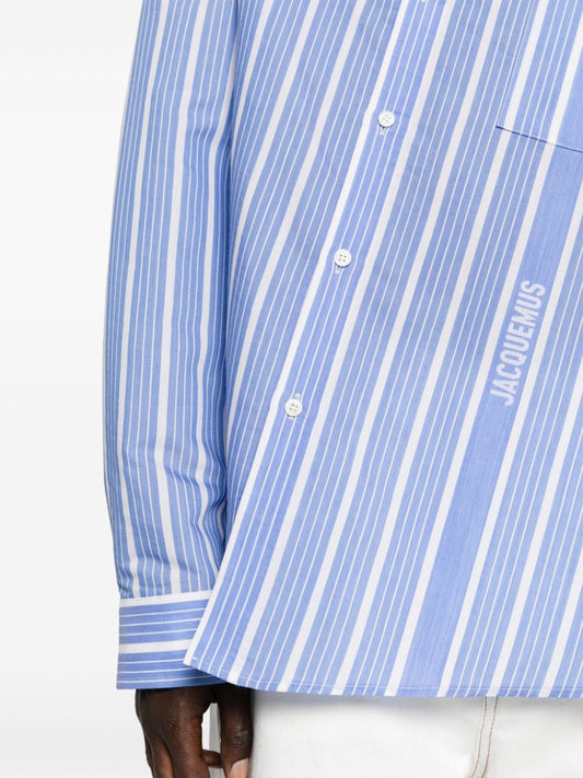 JACQUEMUS Shirts Clear Blue Shirts JACQUEMUS