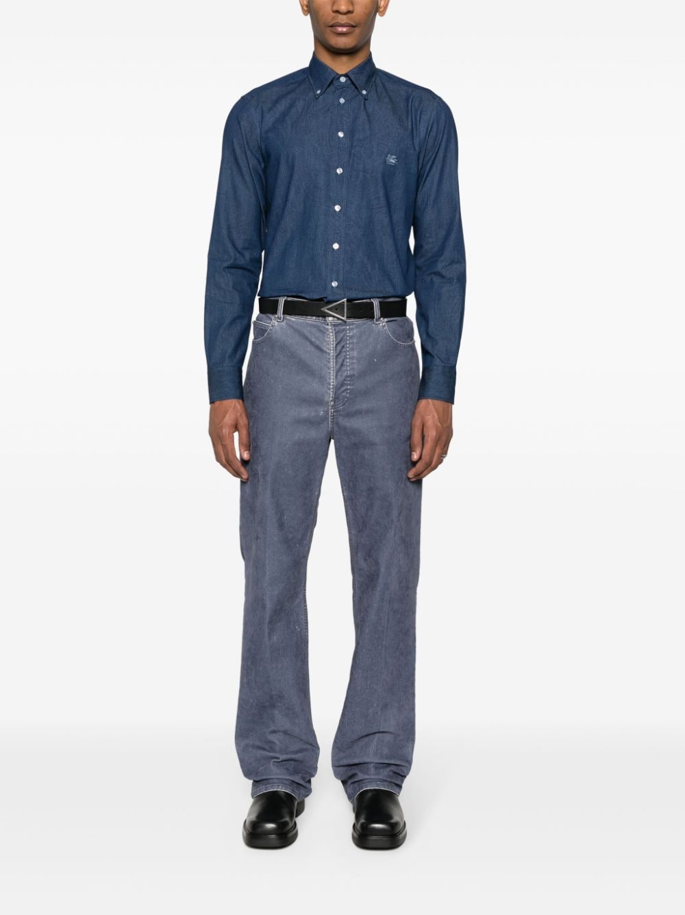 Etro Shirts Blue Shirts Etro