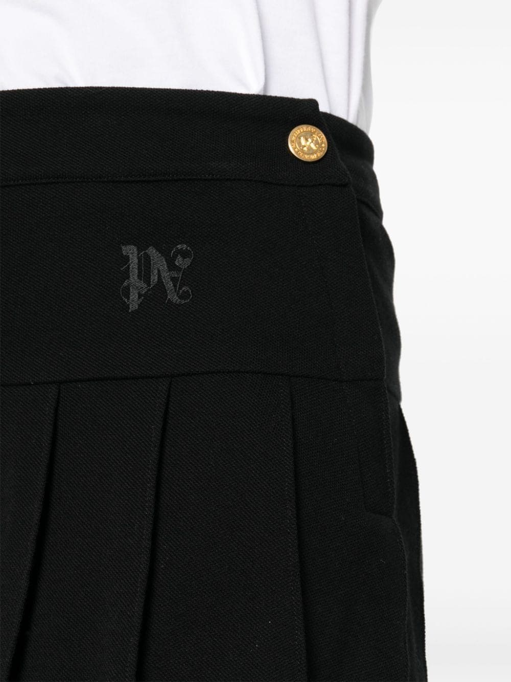 Palm Angels Skirts Black Skirts Palm Angels