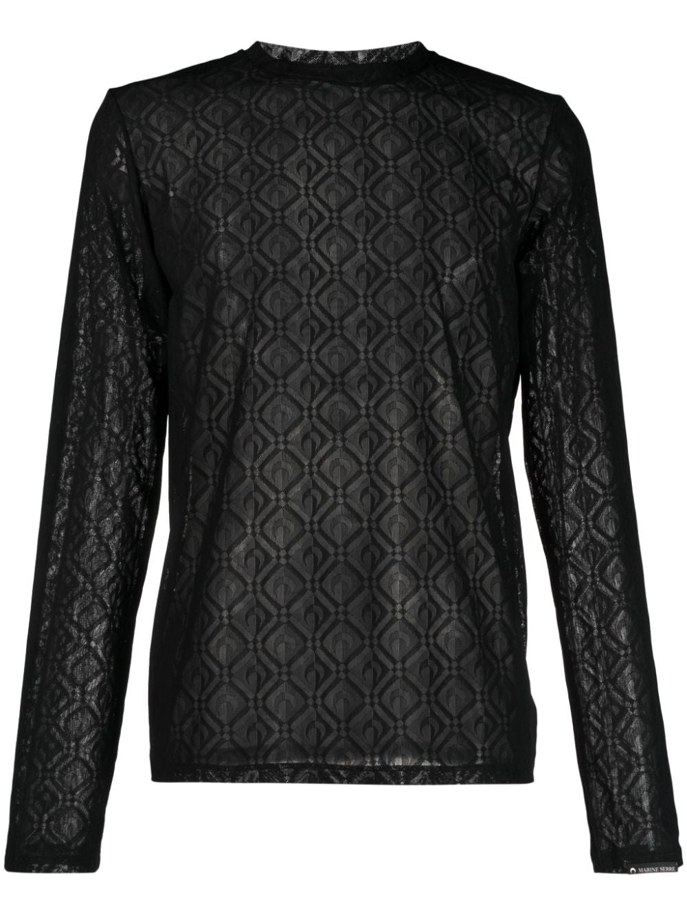 MARINE SERRE Sweaters Black Topwear Marine Serre