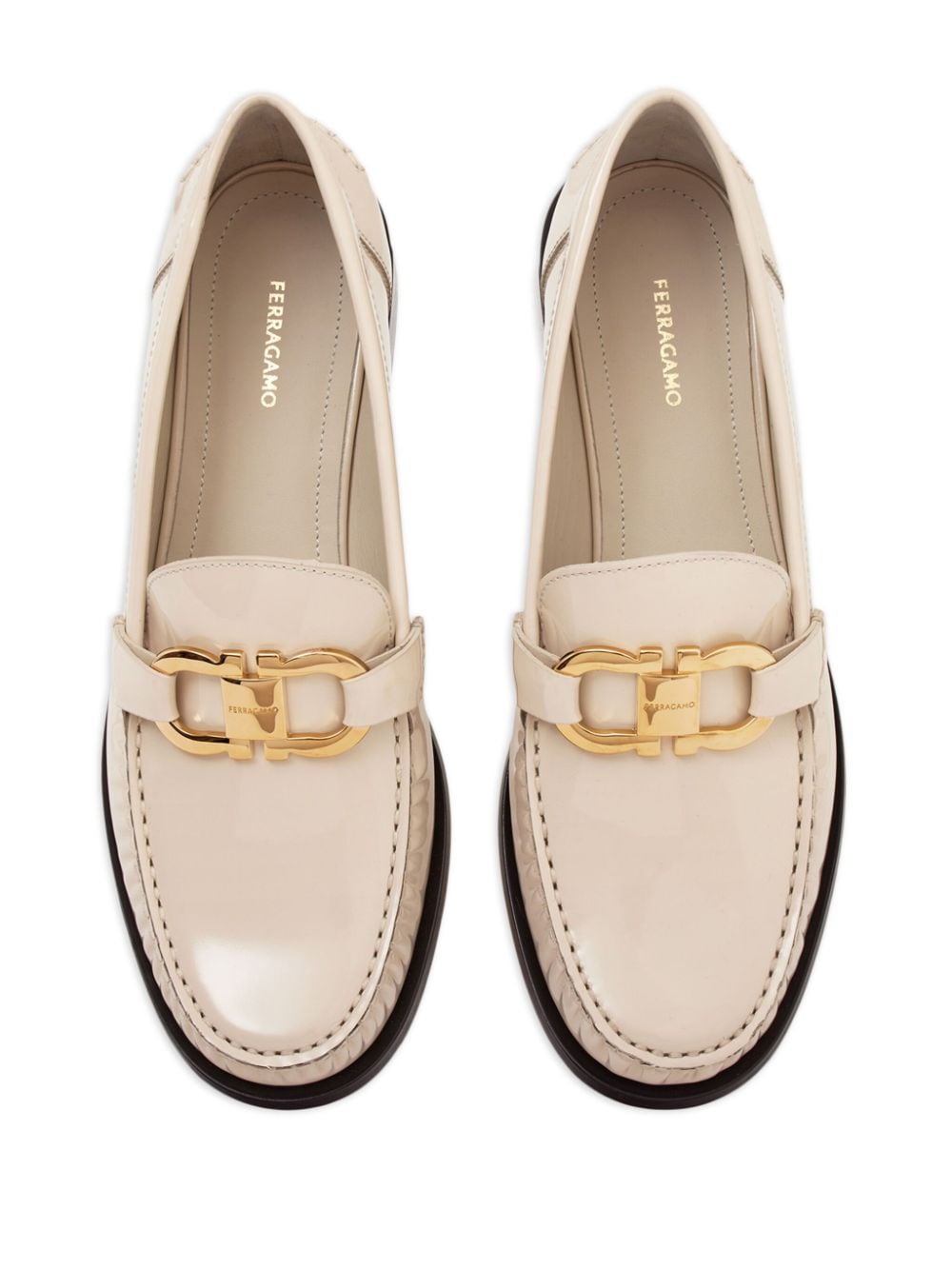 Ferragamo Flat shoes White Moccasins Ferragamo