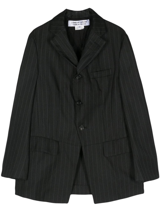 Comme Comme Single breasted pinstripe blazer Jackets Comme Comme