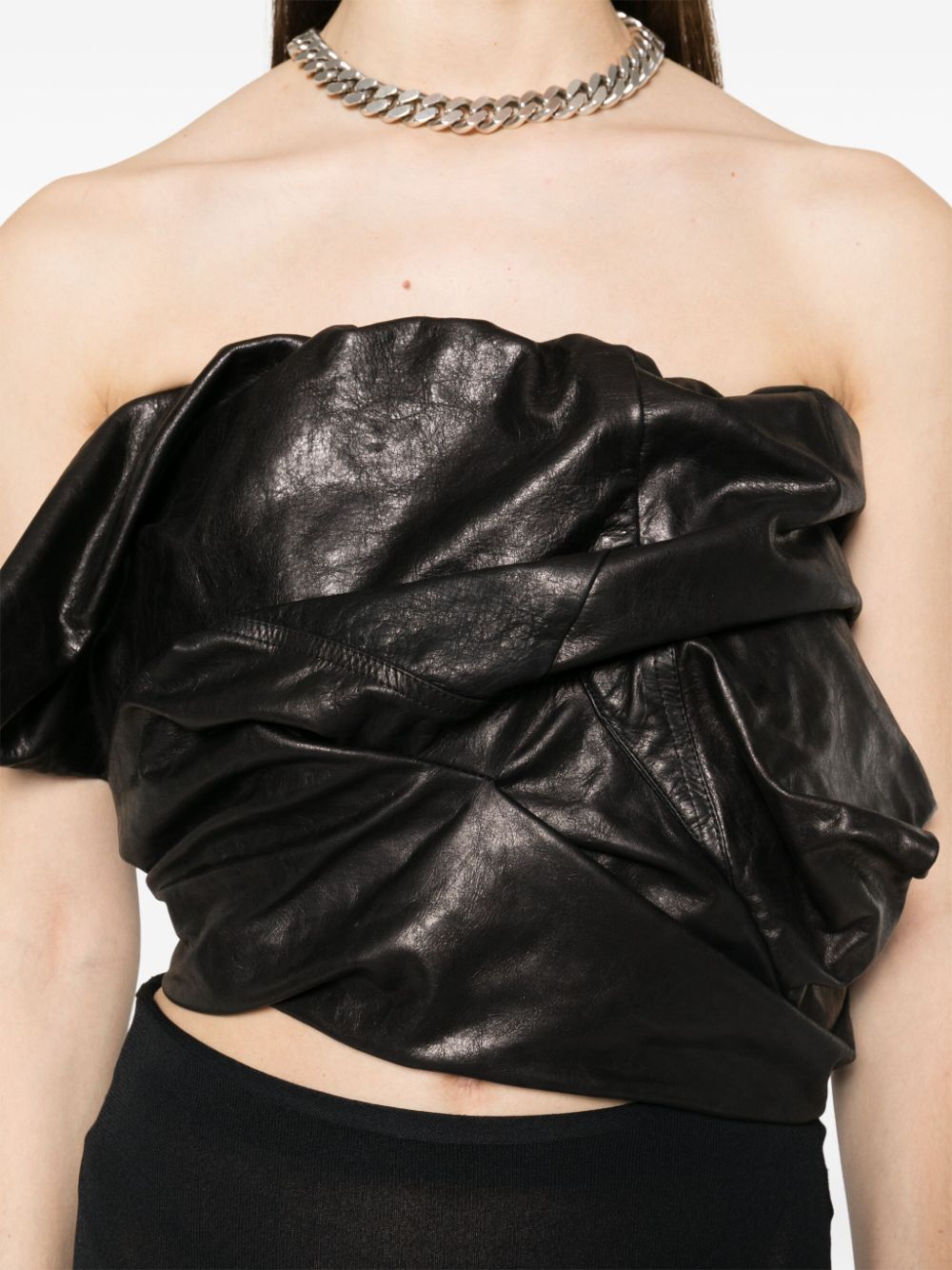 Rick Owens Top Black Topwear Rick Owens