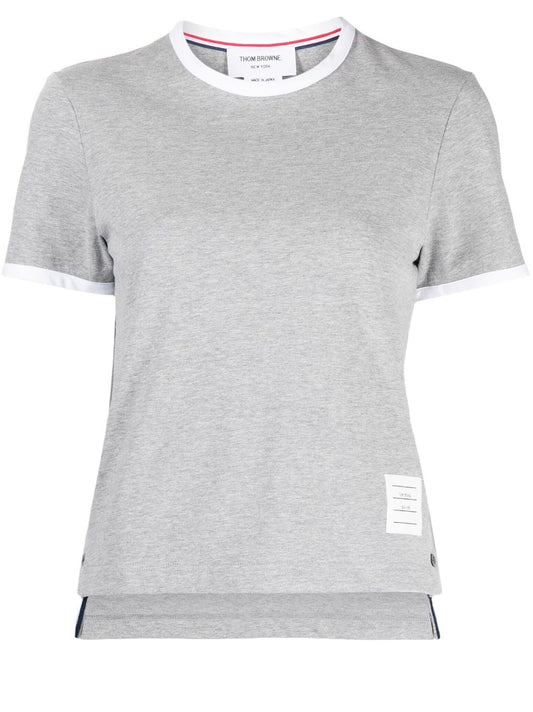 Thom Browne T-shirts and Polos Grey Topwear Thom Browne