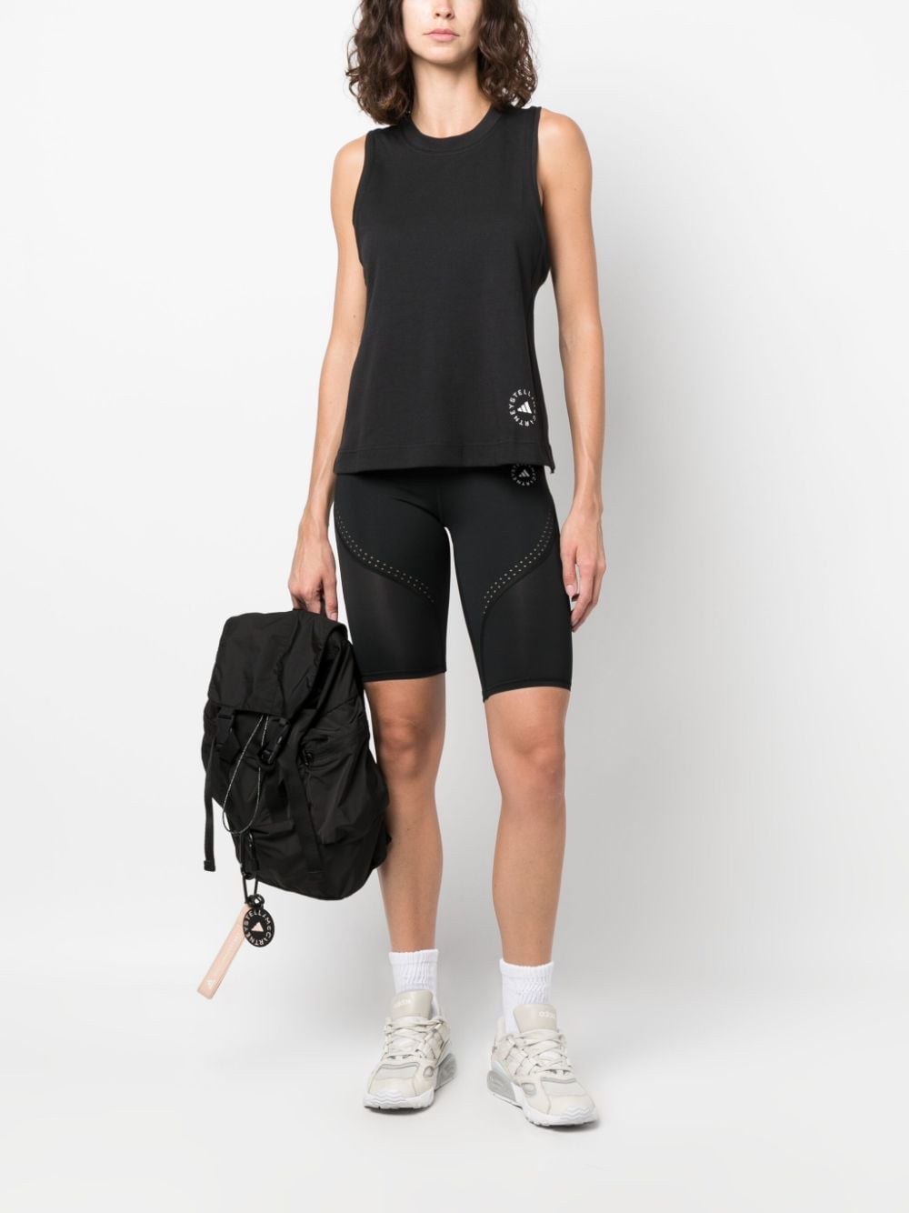 Adidas By Stella McCartney Top Black Topwear Adidas By Stella McCartney