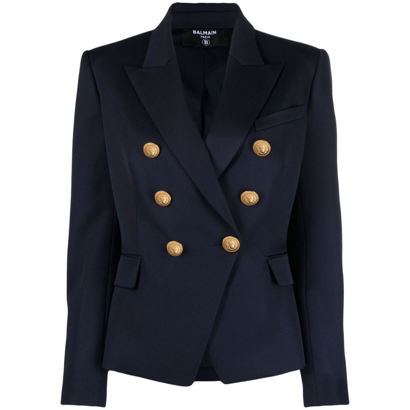 Balmain wool twill Women Jackets Blue Jackets Balmain