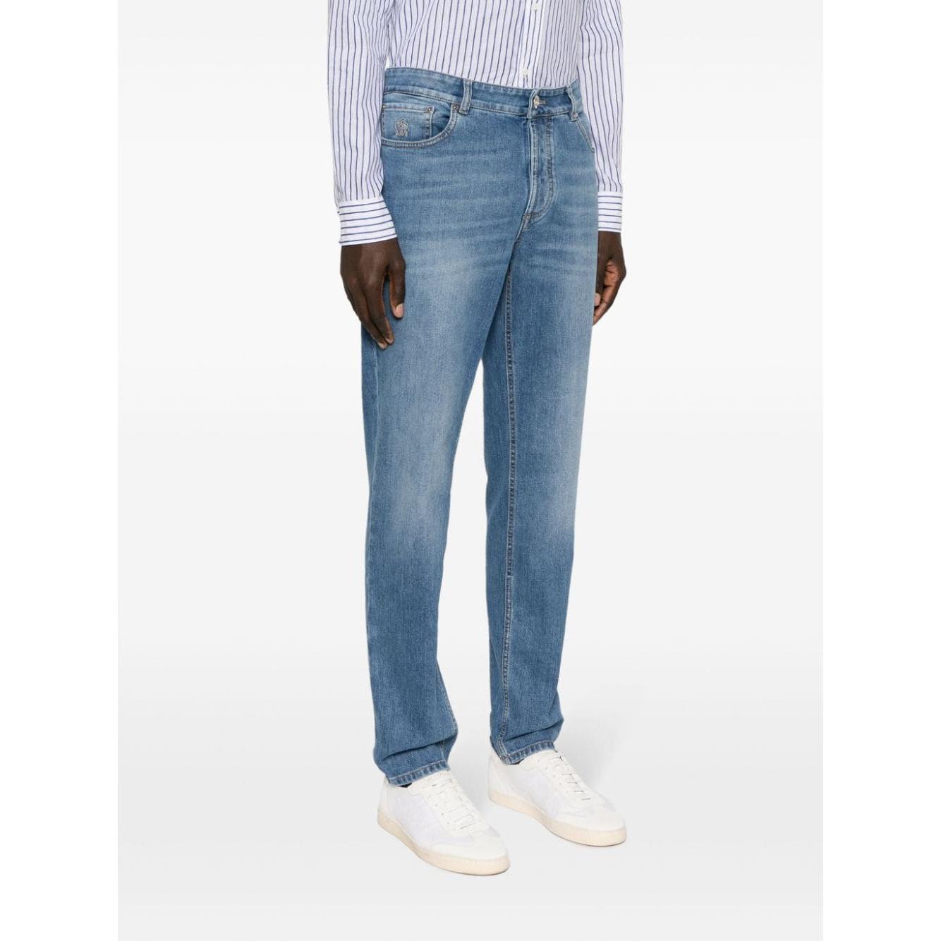 Brunello Cucinelli Jeans Clear Blue Jeans Brunello Cucinelli