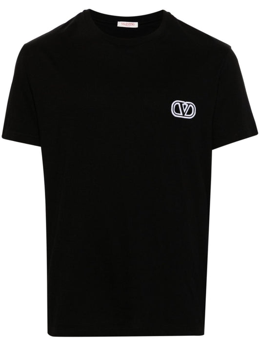 Valentino T-shirts and Polos Black Topwear Valentino