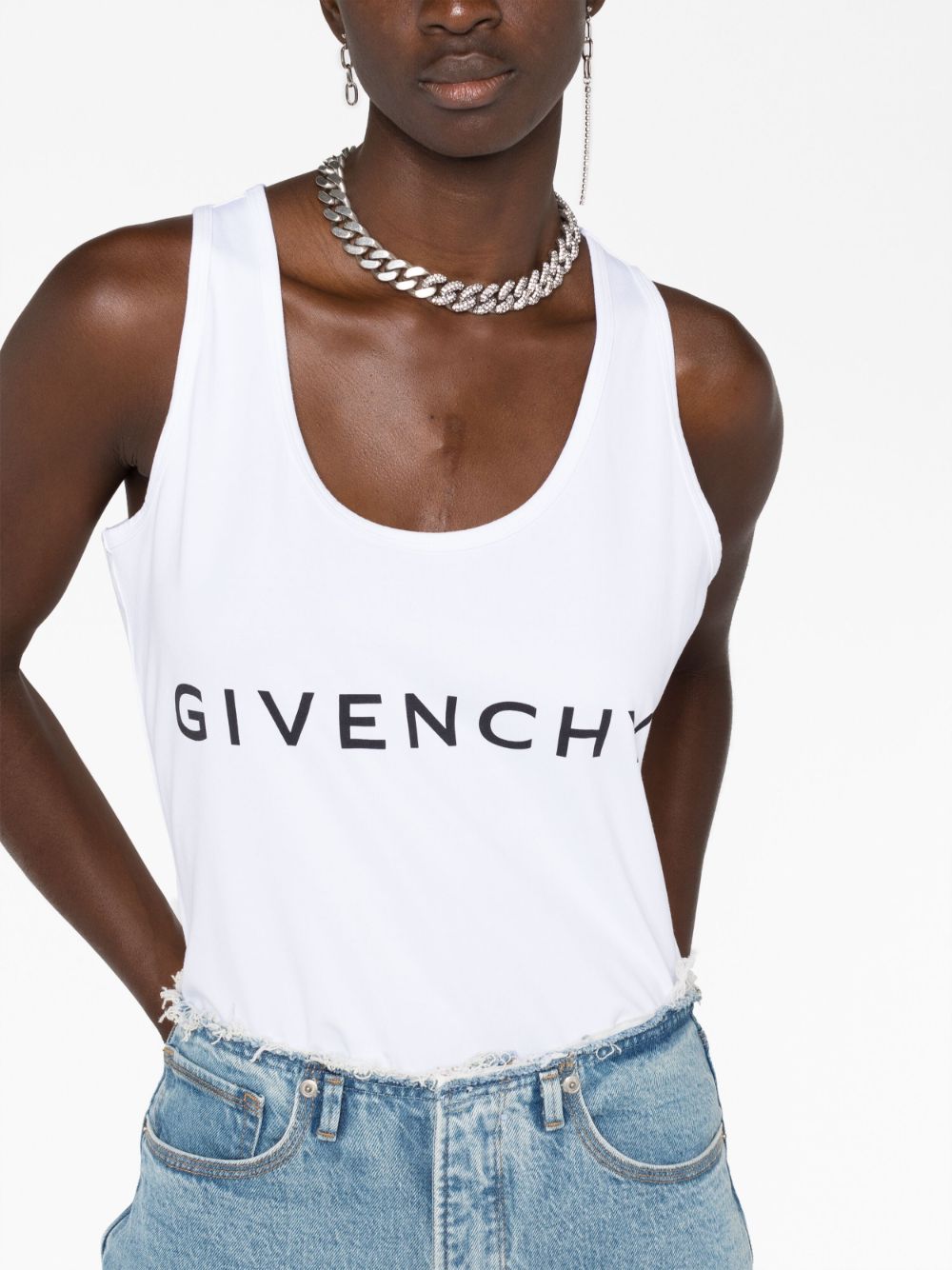 Givenchy Top White Topwear Givenchy