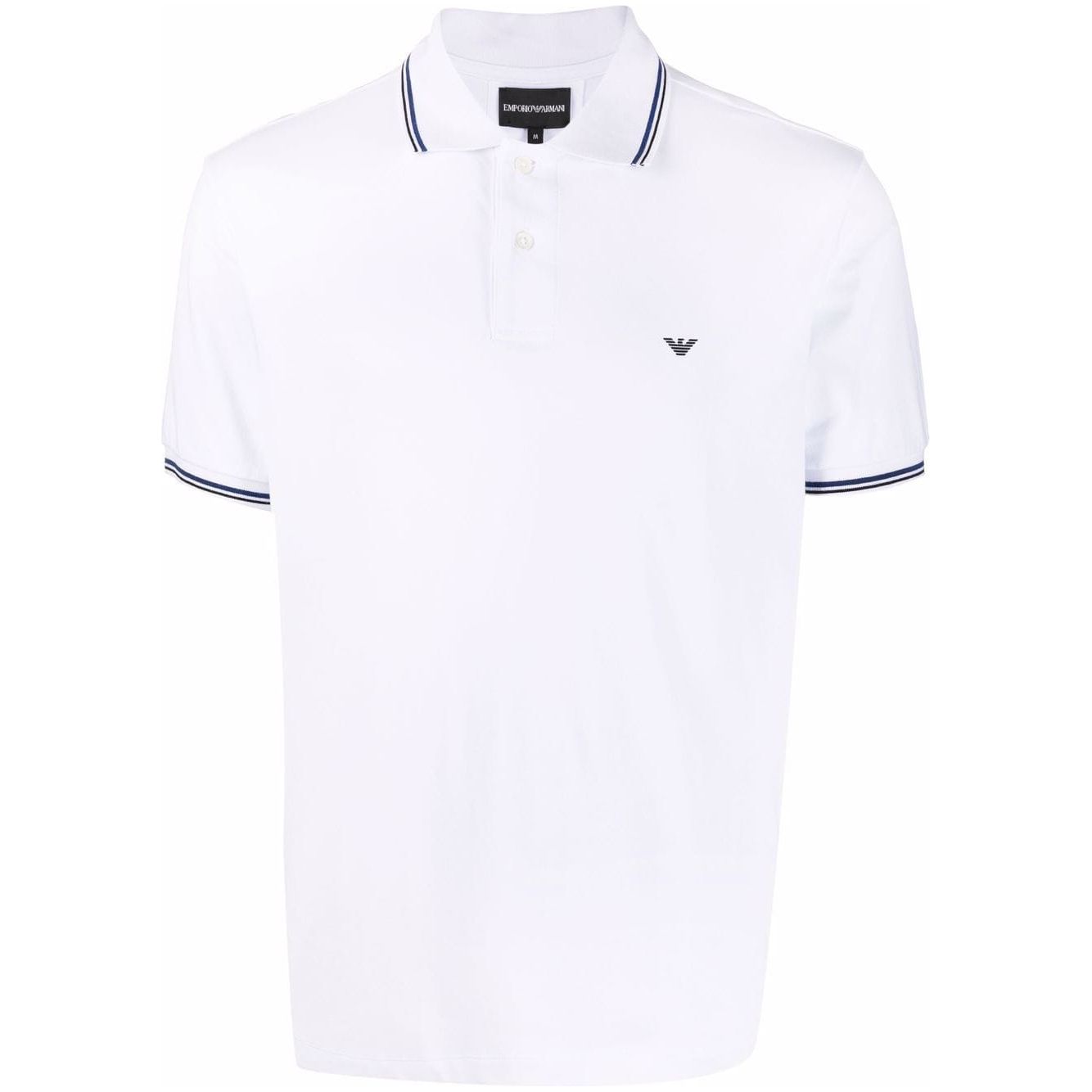 Emporio Armani T-shirts and Polos White Topwear Emporio Armani