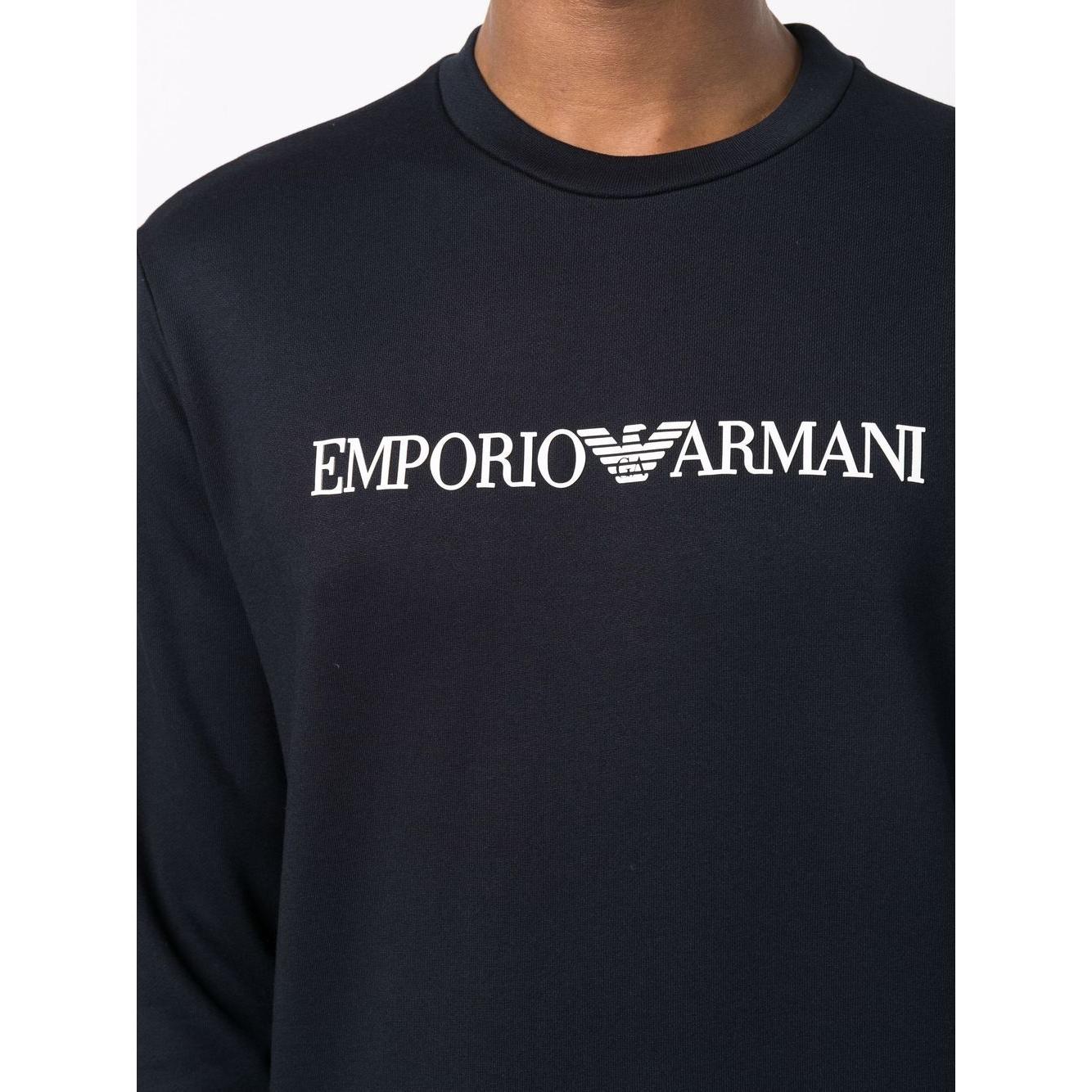 Emporio Armani Sweaters Blue Topwear Emporio Armani