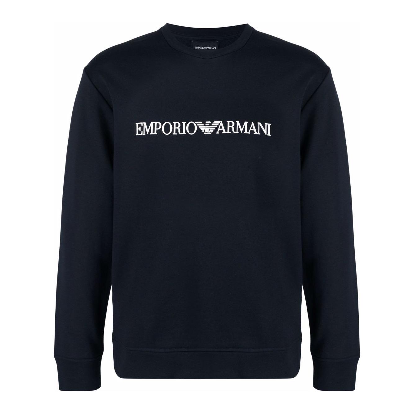 Emporio Armani Sweaters Blue Topwear Emporio Armani