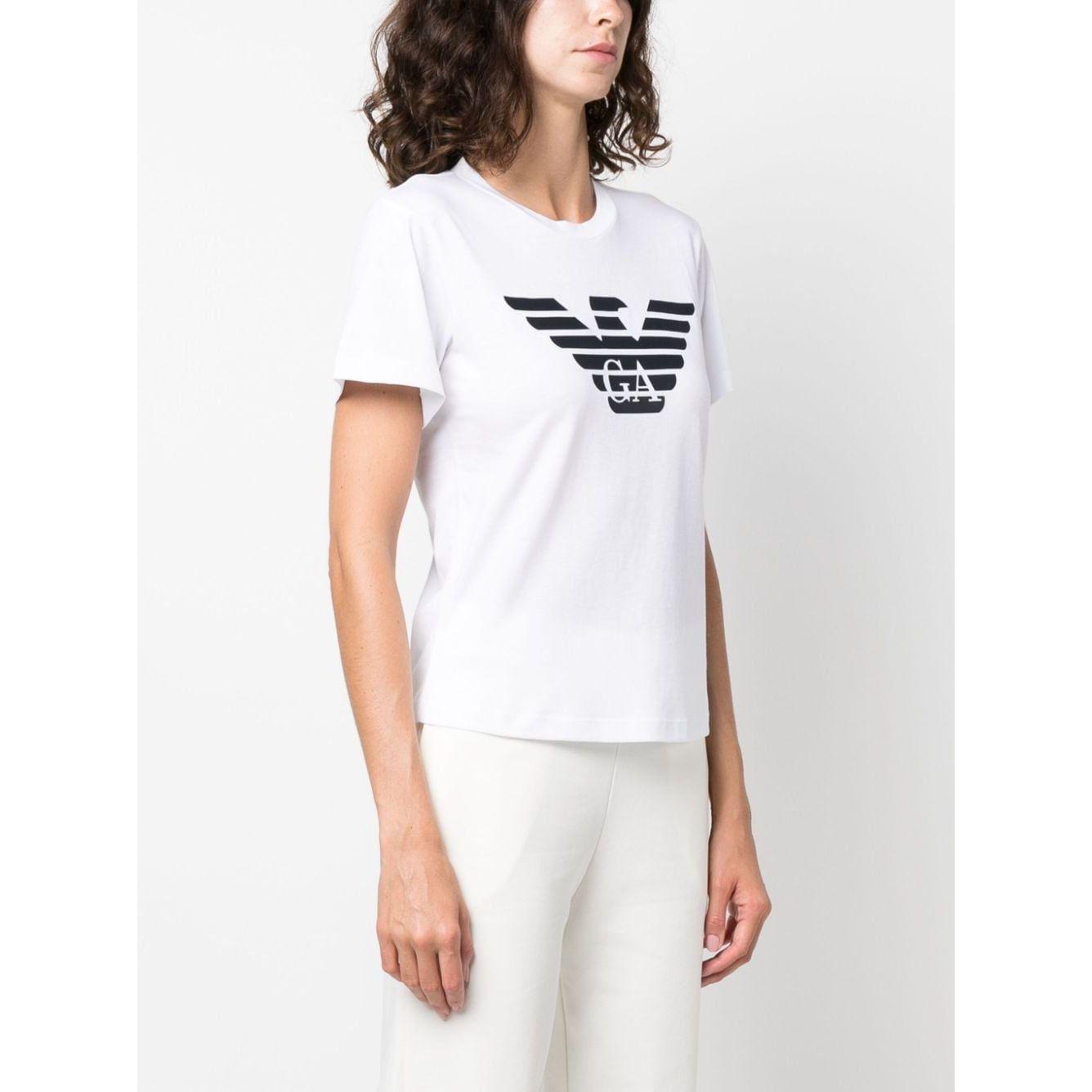 Emporio Armani T-shirts and Polos White Topwear Emporio Armani