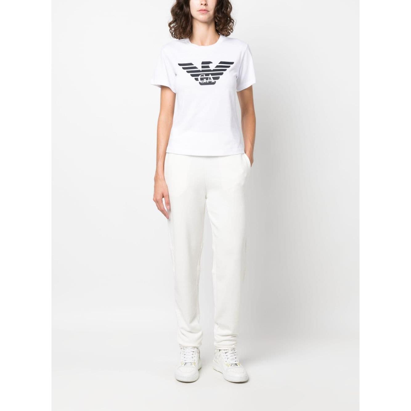 Emporio Armani T-shirts and Polos White Topwear Emporio Armani