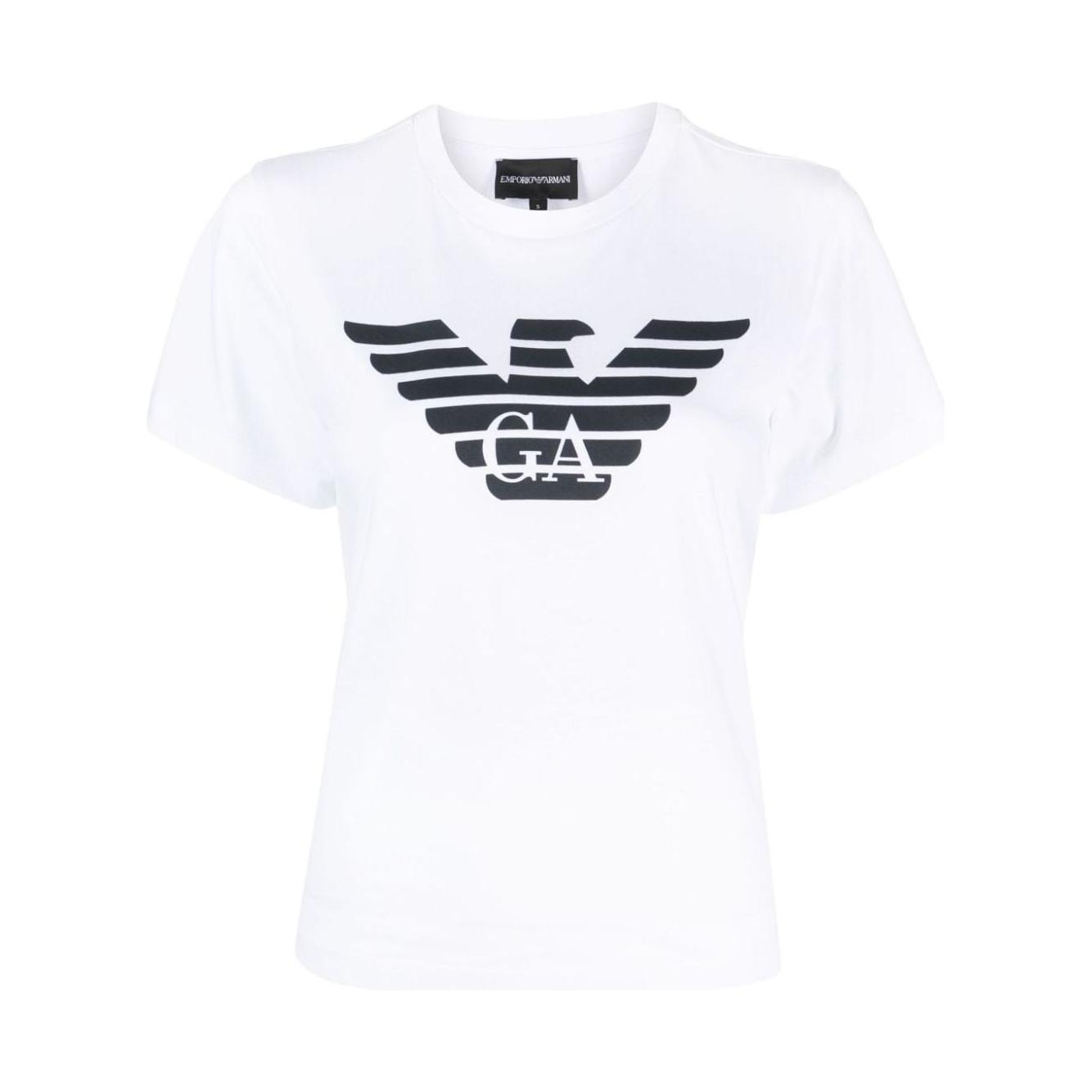 Emporio Armani T-shirts and Polos White Topwear Emporio Armani