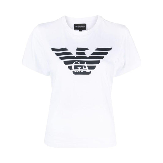 Emporio Armani T-shirts and Polos White Topwear Emporio Armani