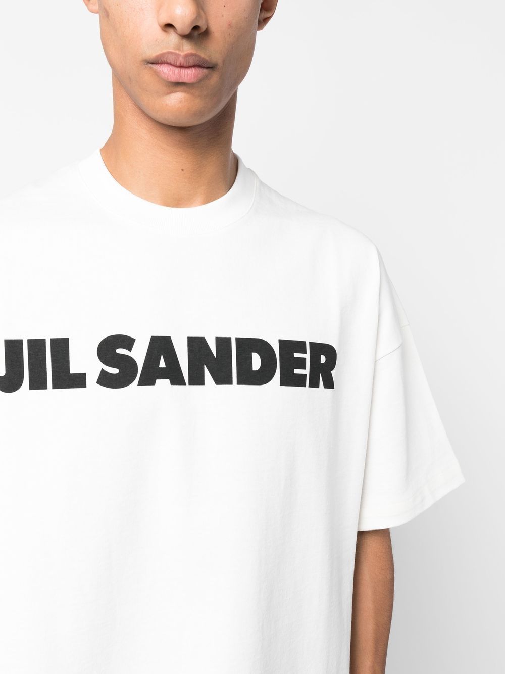 Jil Sander T-shirts and Polos White Topwear Jil Sander