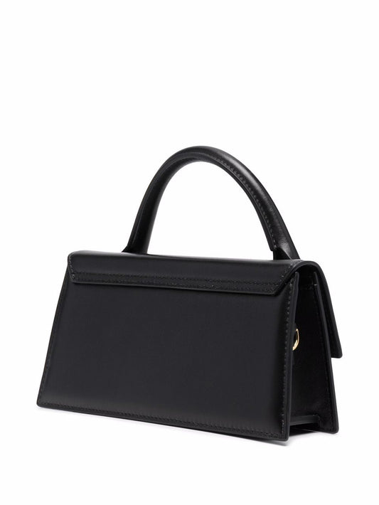 JACQUEMUS Black leather Le Chiquito shoulder bag Handbag JACQUEMUS