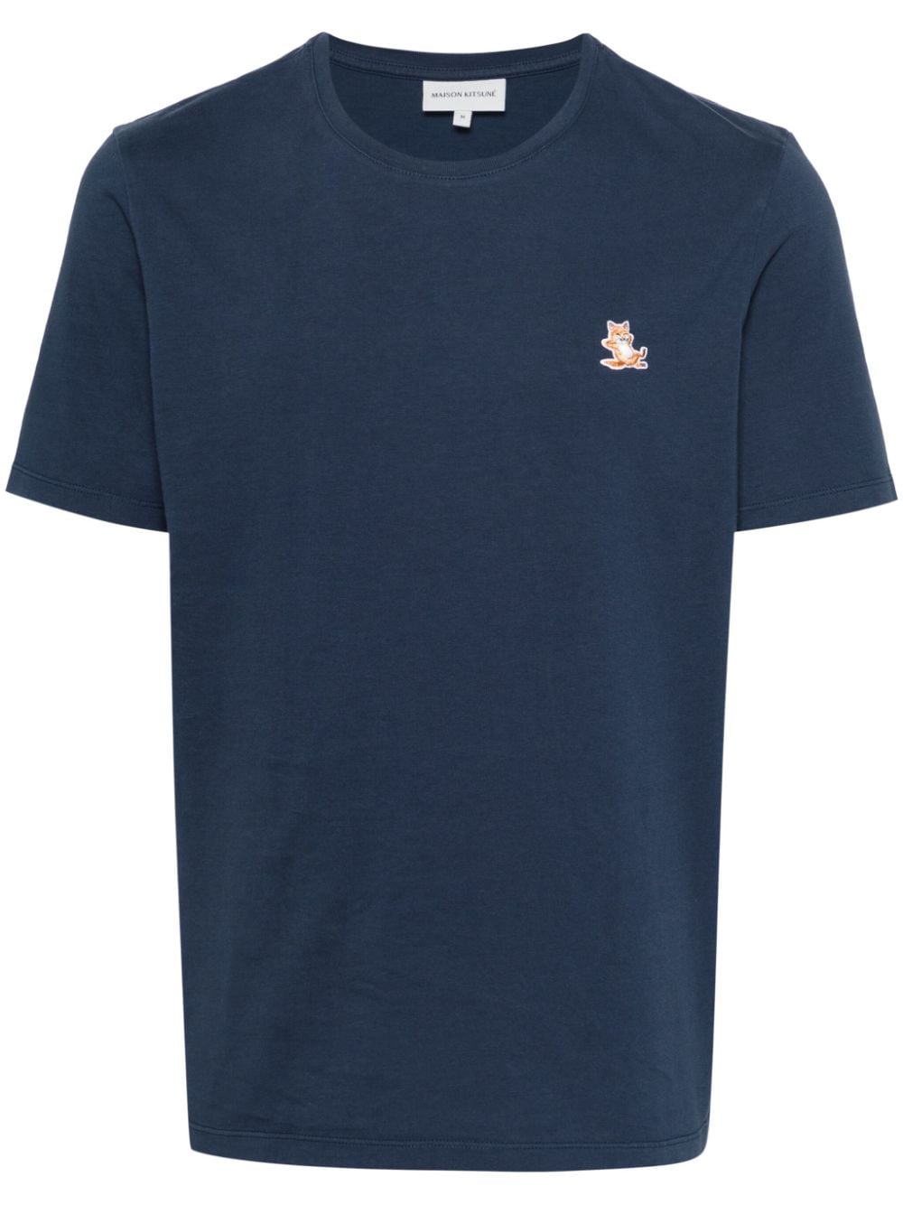 MAISON KITSUNE' T-shirts and Polos Blue Topwear Maison Kitsune'