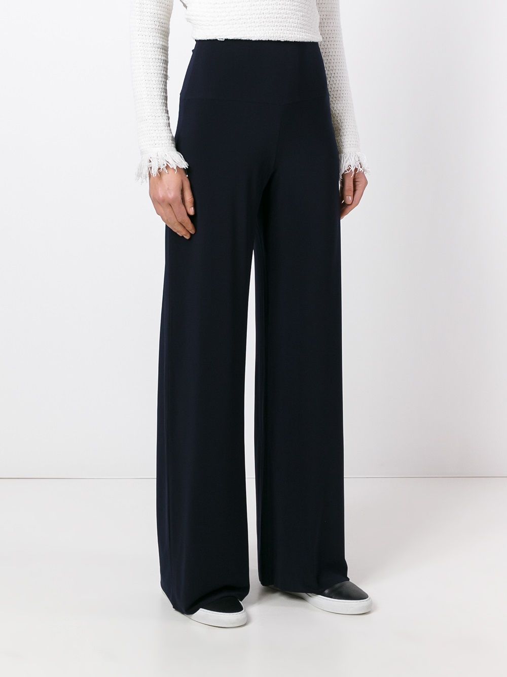 Norma Kamali Trousers Blue Trousers Norma Kamali