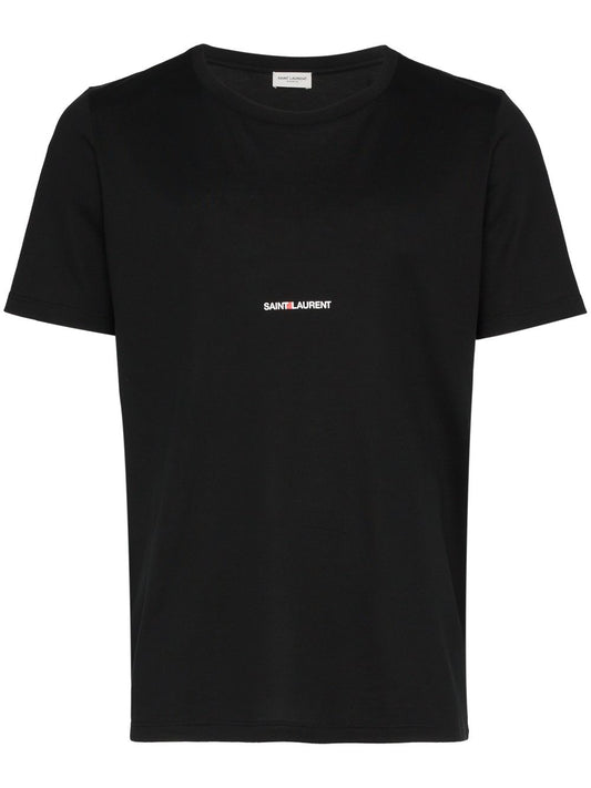 Saint Laurent  T-shirts and Polos Black Topwear Saint Laurent