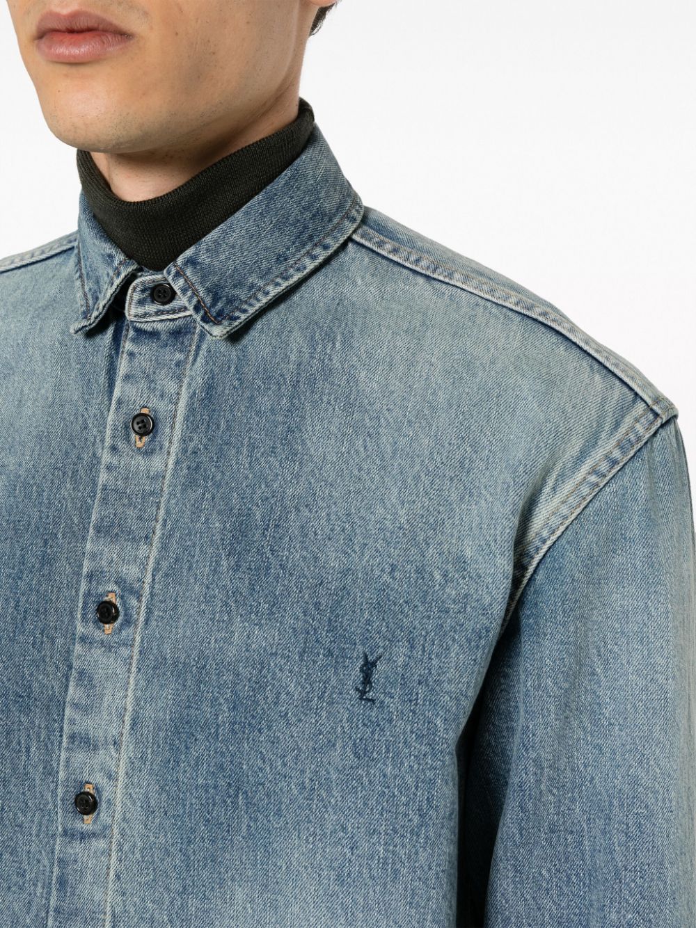 Saint Laurent  Shirts Clear Blue Shirts Saint Laurent