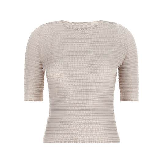 Issey Miyake Beige Polyester Blouse